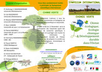 Symposium Scientifique International Chimie Verte